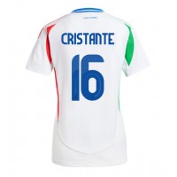 Camisa de time de futebol Itália Bryan Cristante #16 Replicas 2º Equipamento Feminina Europeu 2024 Manga Curta